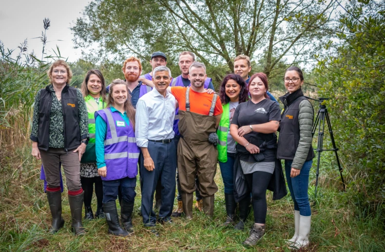 Beaver release team at Paradise Fields